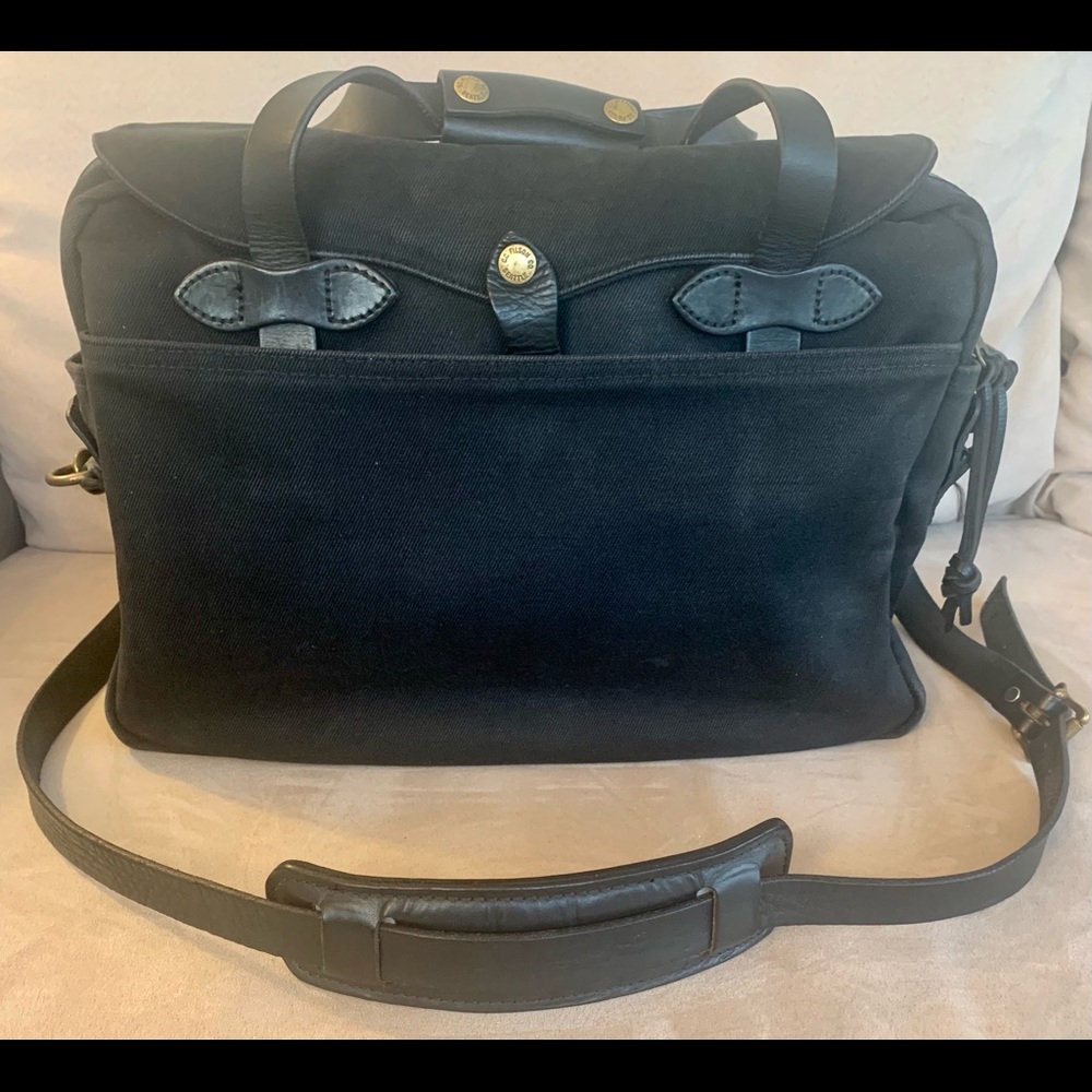 Filson Rugged Twill Original Briefcase - Black